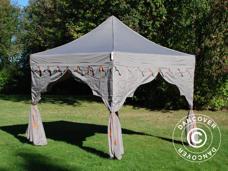 Faltzelt FleXtents PRO "Raj" 3x3m Latte/Orange
