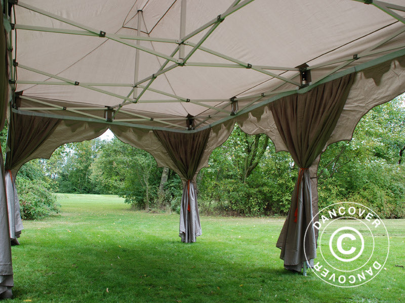 Tente Pliante FleXtents PRO "Raj" 3x6m Latte/Orange