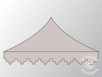 Toiture "Morocco" pour Tente pliante FleXtents 4x6m, Latte