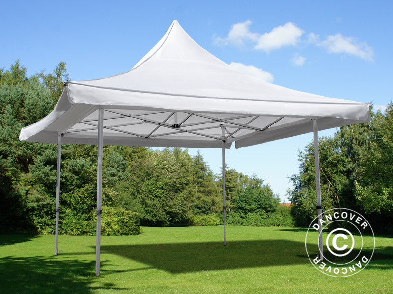 Tente pliante FleXtents Pagoda Xtreme 50 3x3m / (4x4m) Blanc