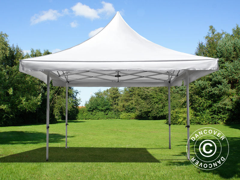 Tente pliante FleXtents Pagoda Xtreme 50 3x3m / (4x4m) Blanc