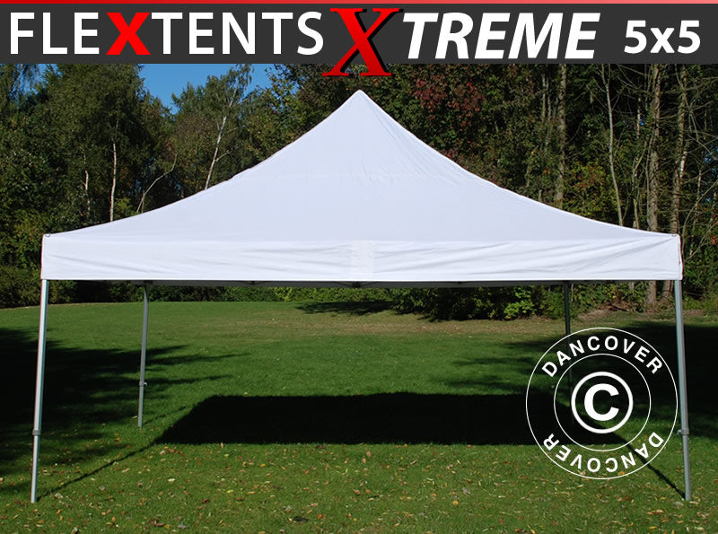 Tente pliante FleXtents Xtreme 50 5x5m Blanc