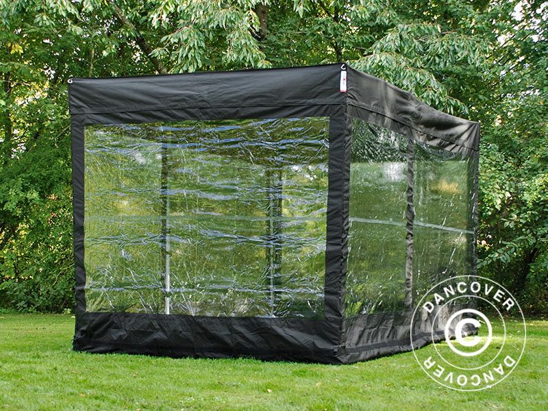 Garage pliant FleX Carcover, 2,5x5m, Noir