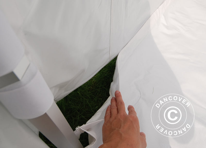 Tente pliante FleXtents PRO Trapezo 2x3m Blanc, avec 4 cotés