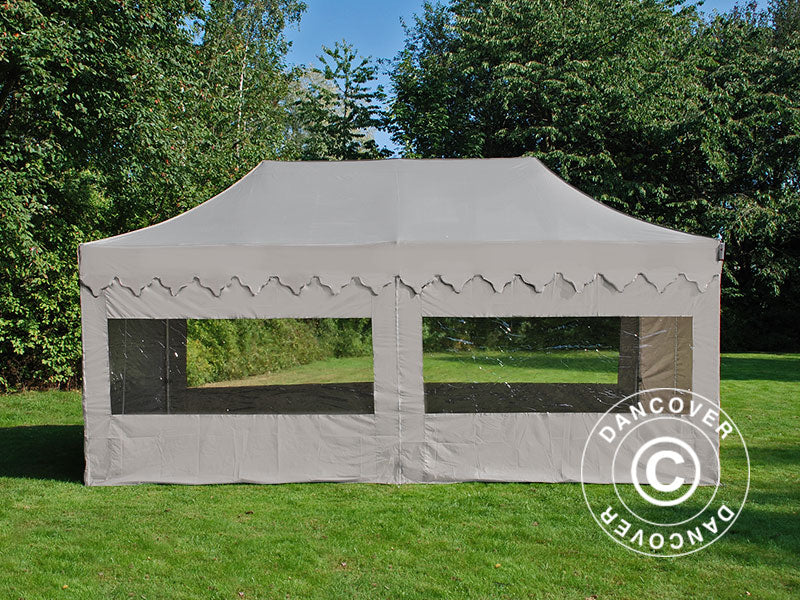 Tente Pliante FleXtents PRO "Morocco" 3x6m Latte, avec 6 cotés