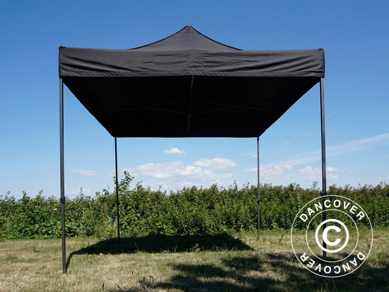 Tente pliante FleXtents Basic v.3, 3x3m Noir