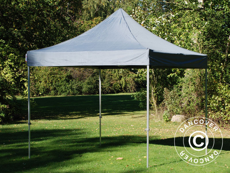 Gazebo pieghevole FleXtents PRO Steel 3x3m Grigio