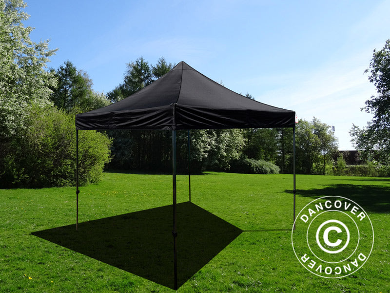 Tente pliante FleXtents Basic v.3, 4x4m Noir