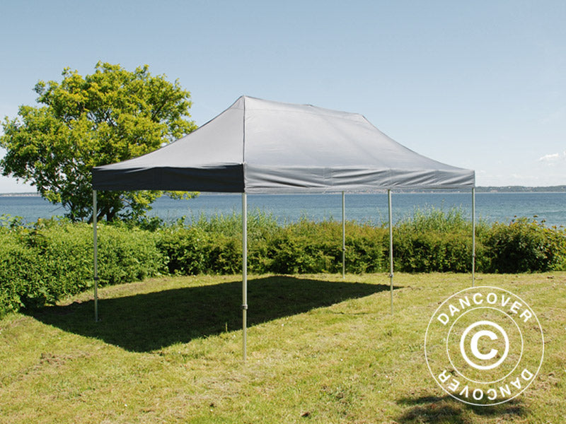 Gazebo pieghevole FleXtents PRO Steel 3x6m Grigio