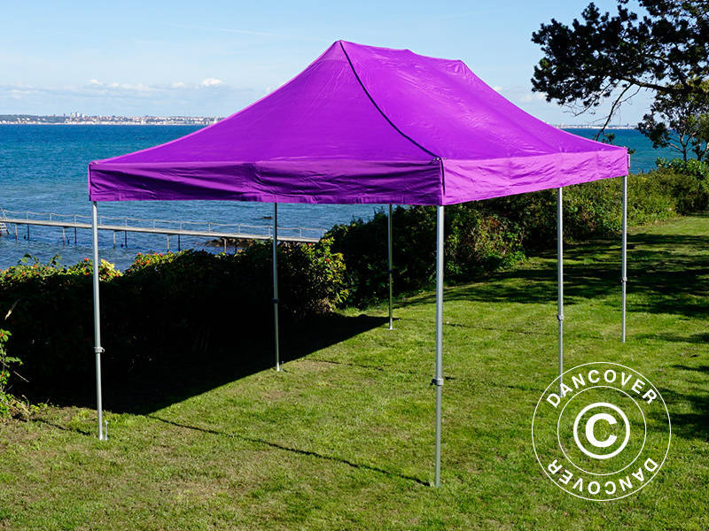 Tente pliante FleXtents PRO Steel 3x6m Violet
