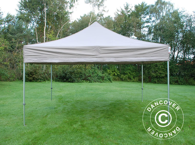 Gazebo pieghevole FleXtents PRO Steel 4x4m Latte