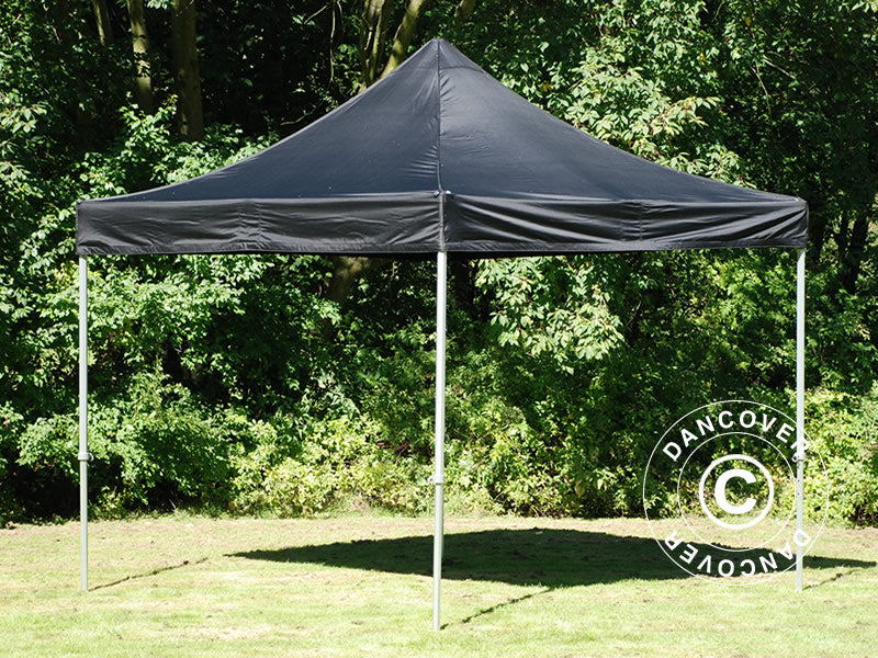 Gazebo pieghevole FleXtents PRO Steel 4x4m Nero