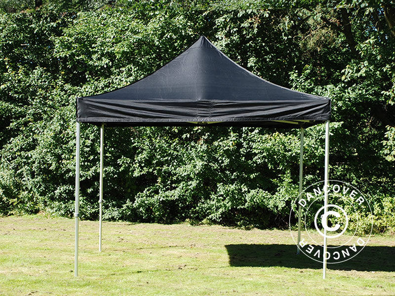 Gazebo pieghevole FleXtents PRO Steel 4x4m Nero