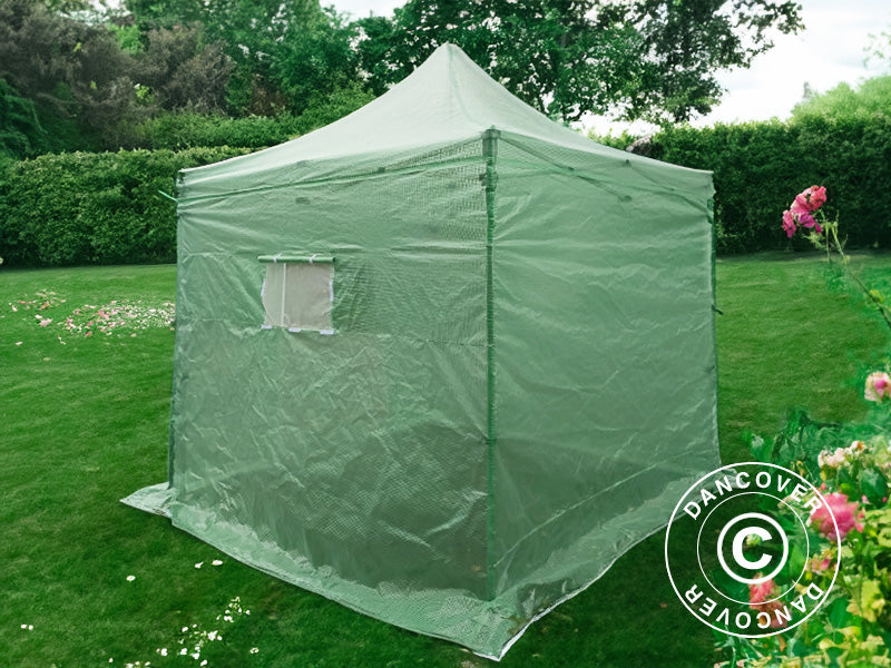 Serra FleX 3x3m, PE, Trasparente/Verde