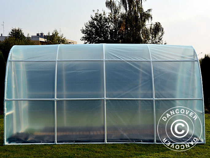 Serre Tunnel 130, 2,2x4x1,9m, 8,8m², Transparent