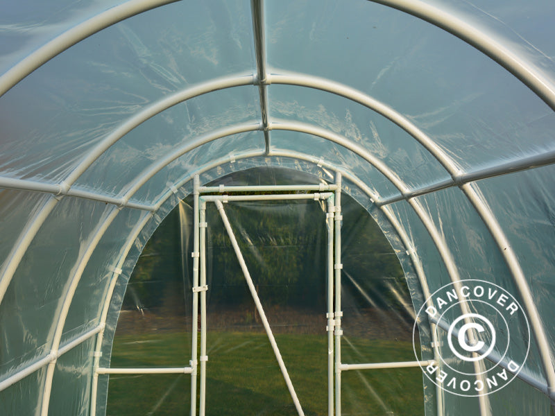 Serre Tunnel 130, 2,2x3x1,9m, 6,6m², Transparent