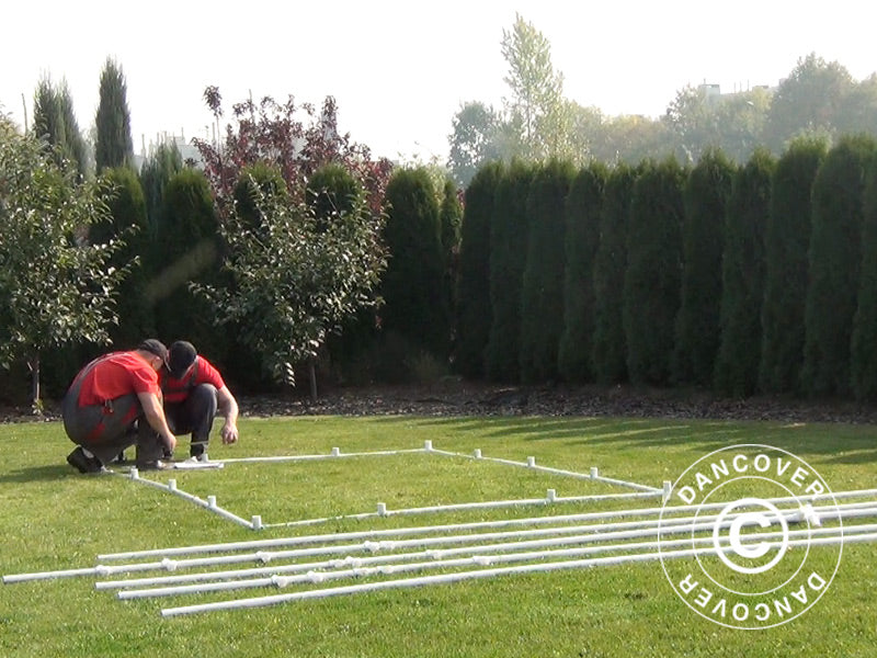 Serre Tunnel 130, 2,2x3x1,9m, 6,6m², Transparent