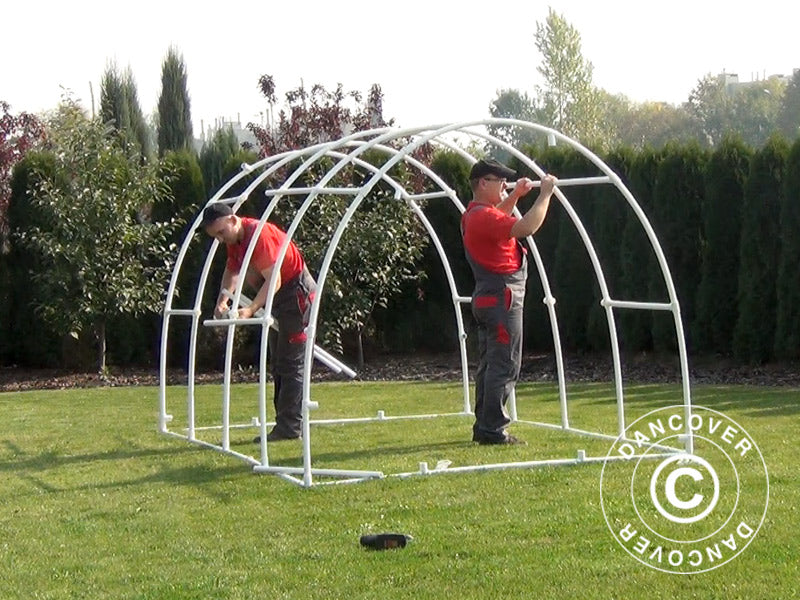 Serre Tunnel 130, 2,2x3x1,9m, 6,6m², Transparent
