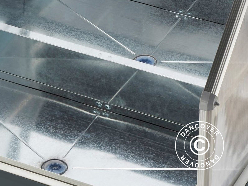 Mini serre 1,2x1,2x1,69m, 1,44m², Anthracite