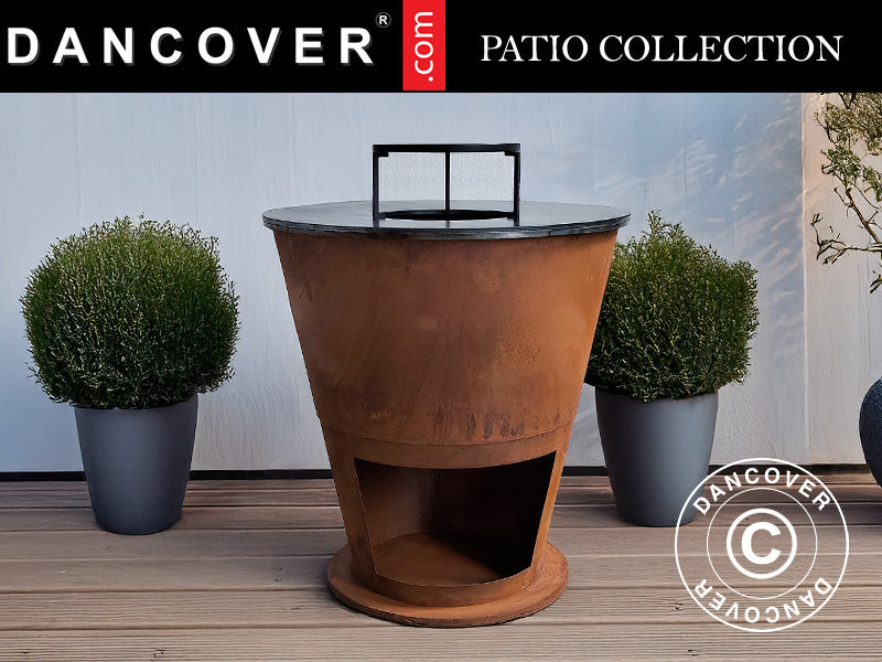 Braciere, Ø74,5x80cm, Ruggine