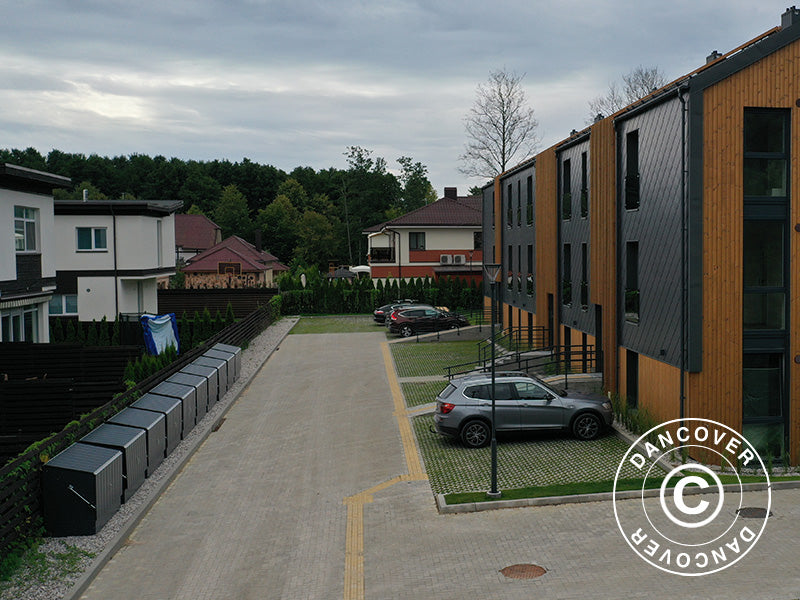 Rangement pour vélo, Bicycle Storage Box, Trimetals, 1,96x0,89x1,33m, 1,74m², Anthracite