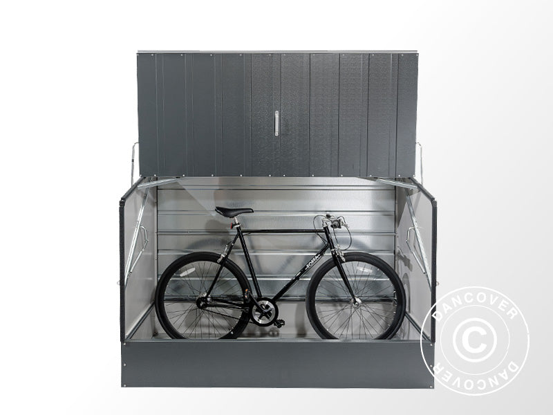 Rangement pour vélo, Bicycle Storage Box, Trimetals, 1,96x0,89x1,33m, 1,74m², Anthracite