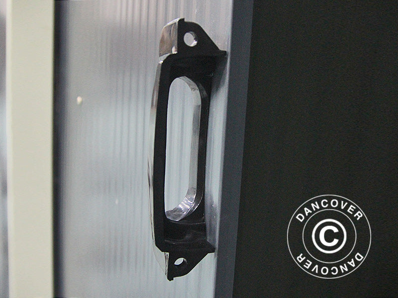 Abri de jardin 2,77x1,91x1,92m, 5,29m², ProShed®, Aluminium Gris