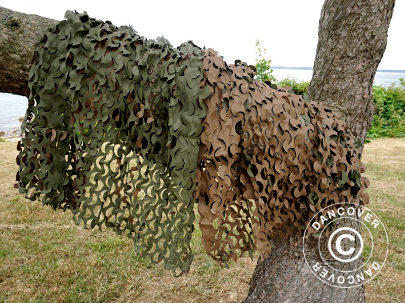 Camouflage-Netz Woodland BASIC LIGHT, 2,4x6m
