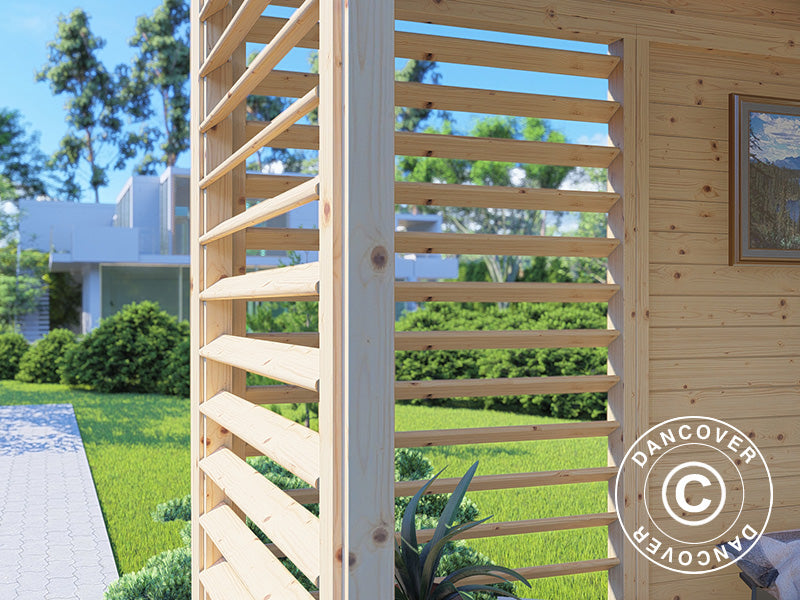 Holzpavillon, Bertilo Garten Lounge 1, 2,26x2,34x2,32m