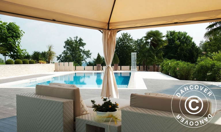 Tonnelle de jardin Novecento 4x4m