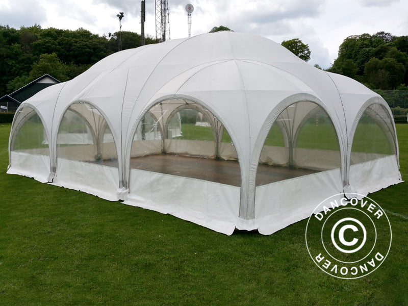 Kuppelzelt Multipavillon 6x9m, Weiß