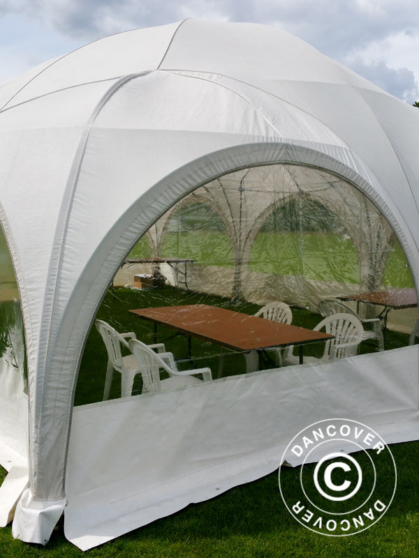 Kuppelzelt Multipavillon 6x9m, Weiß