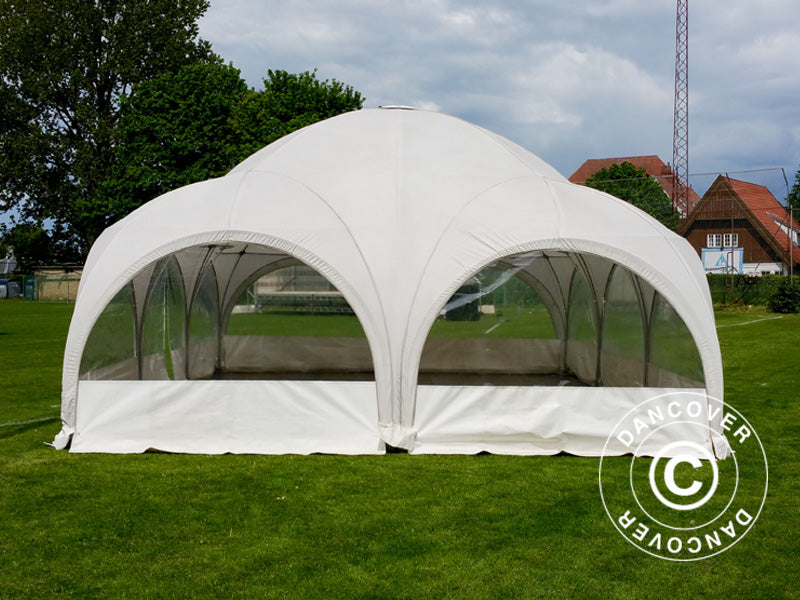 Kuppelzelt Multipavillon 6x9m, Weiß