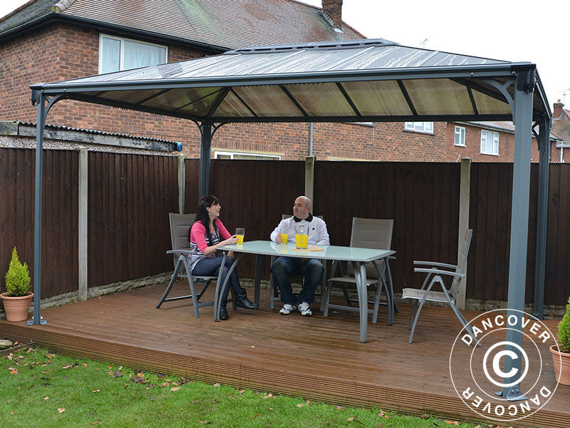 Pavillon Martinique, Palram/Canopia, 2,96x4,3m, Anthrazit