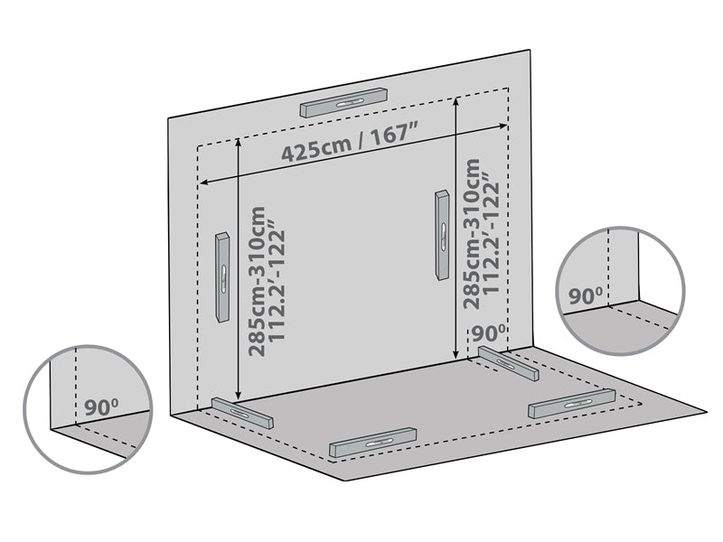 Jardin d'hiver SanRemo, Palram/Canopia, 3x4,25m Blanc