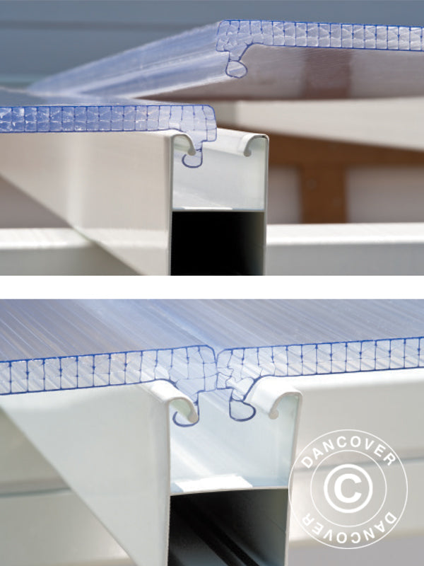 Jardin d'hiver SanRemo, Palram/Canopia, 3x5,46m, Blanc