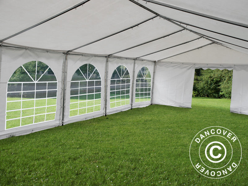 Partyzelt Exclusive 5x12m PVC 900, Weiß