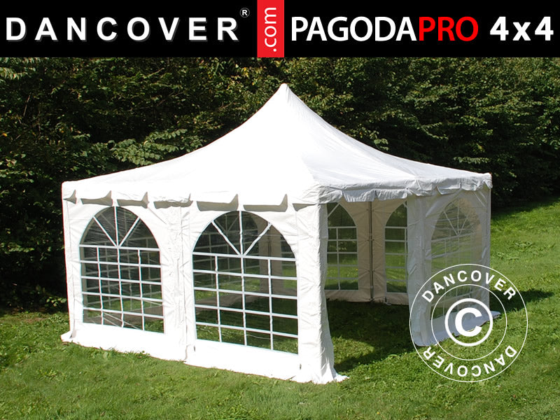 Tendone per feste Pagoda PRO 4x4m, PVC