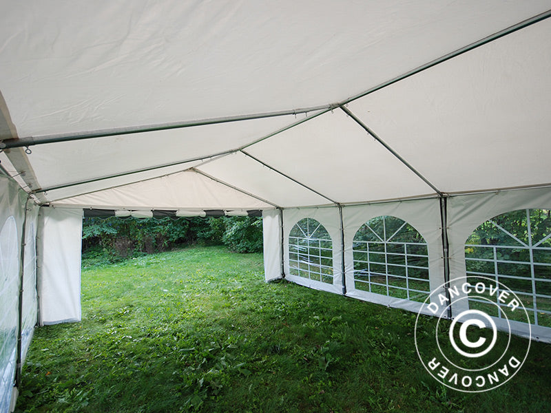 Tendone per feste Original 5x6m PVC 900, Grigio/Bianco