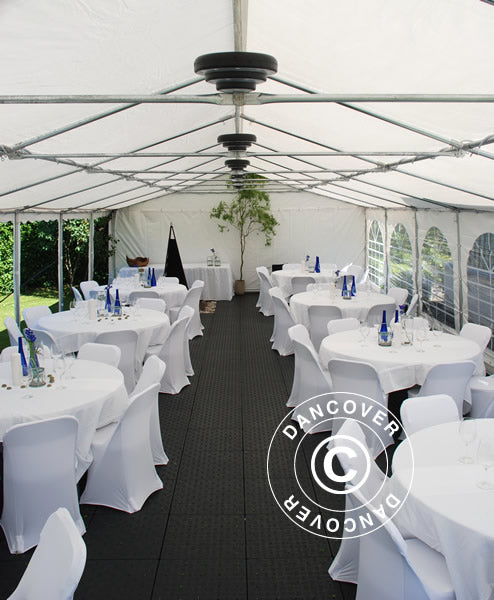 Tendone per feste, Exclusive CombiTents® 900 6x14m, 5 in 1, Bianco