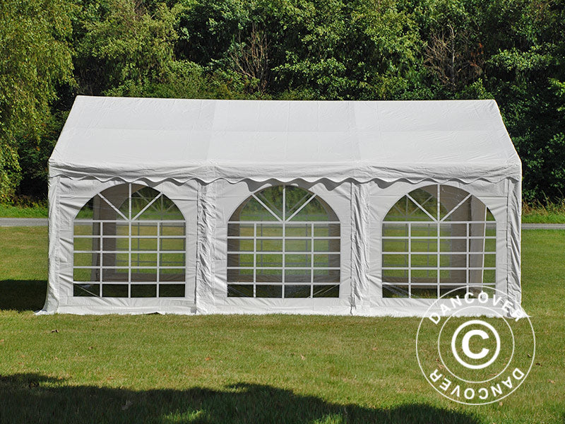 Partyzelt Original 6x6m PVC 900, Weiß