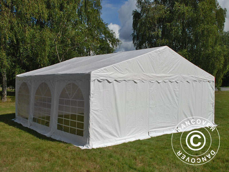 Partyzelt Original 6x6m PVC 900, Weiß