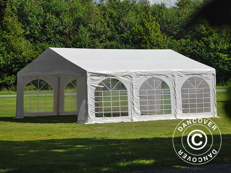 Partyzelt Original 6x6m PVC 900, Weiß