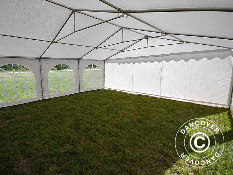 Partyzelt Original 6x8m PVC 900, Weiß