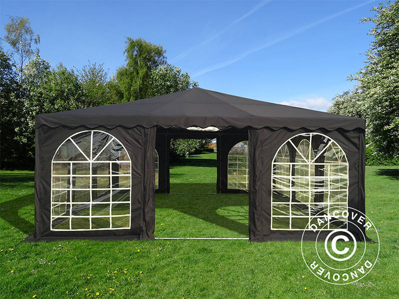 Tendonde per feste Pagoda UNICO 6x6m, Nero