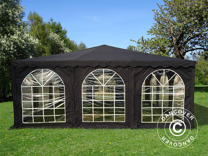 Tendonde per feste Pagoda UNICO 6x6m, Nero