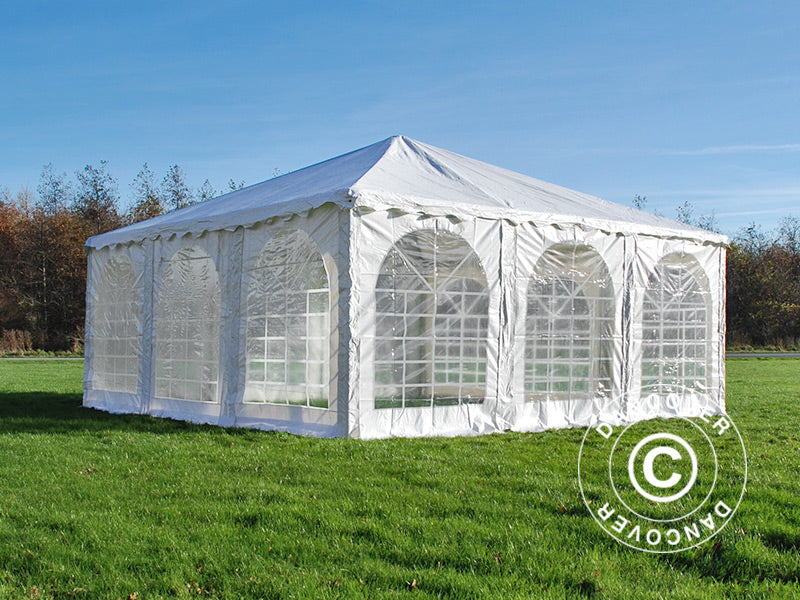 Tendone per feste Pagoda Exclusive 6x6m PVC, Bianco