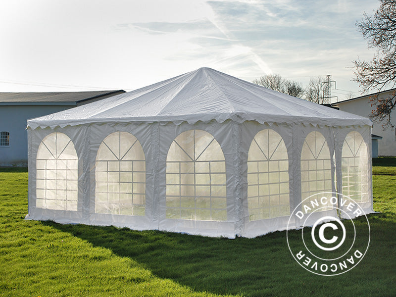 Tendone per feste Pagoda Exclusive 6x6m PVC, Bianco