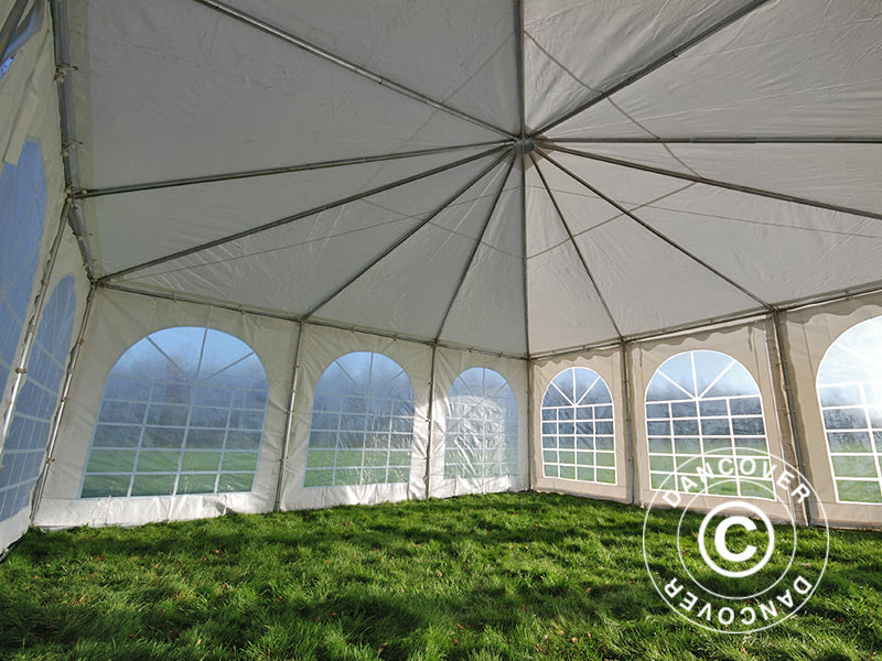 Tendone per feste Pagoda Exclusive 6x6m PVC, Bianco