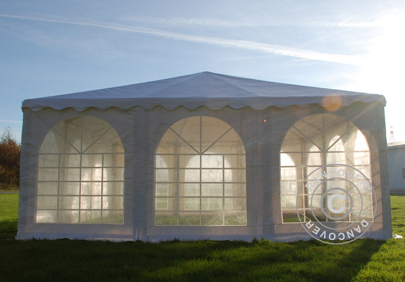 Tendone per feste Pagoda Exclusive 6x6m PVC, Bianco